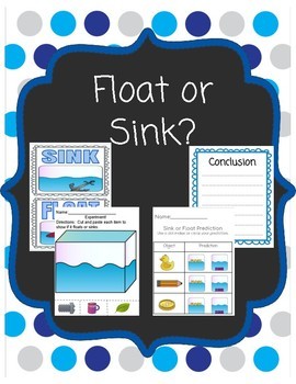 Preview of Float or Sink Density Activities for Primary Learners
