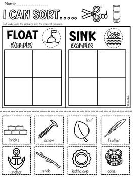 Float or sink (FREEBIE) by Silviya V Murphy | Teachers Pay Teachers
