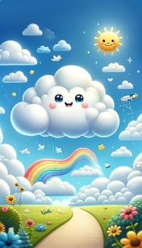 Preview of Floating Fluff: Cloud Poster