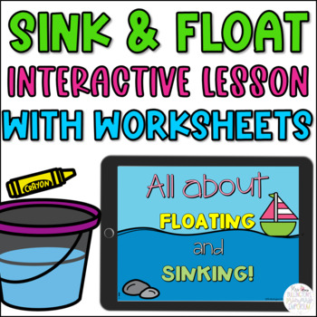 Preview of No Prep Sink or Float Density Lesson with Extension Activities