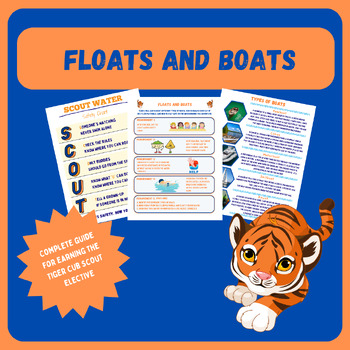 Preview of Floats and Boats, Tiger Cub Scout Elective