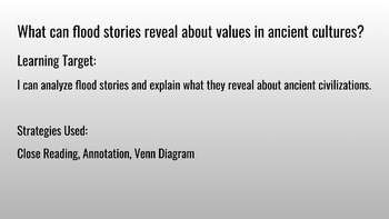 Preview of Flood Stories: Comparing Epic of Gilgamesh and Noah's Ark