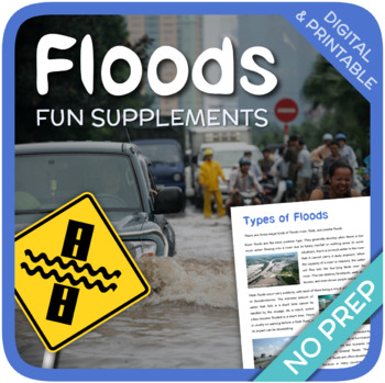 Floods by Thematic Worksheets | Teachers Pay Teachers