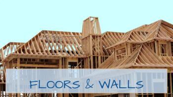 Preview of Floor and Wall Construction- Architecture and Building Trades Lesson Slideshow