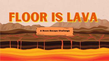 Preview of Floor is Lava - Digital Escape Room Template