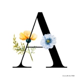 Floral Alphabet A-Z