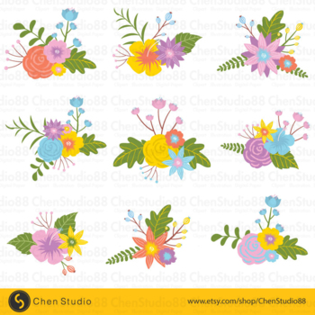 Floral Bouquets by Kiddie Resources | TPT