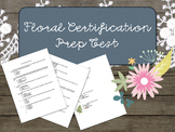 Floral Certification Prep Test