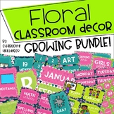 Floral Classroom Decor