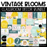 Floral Classroom Decor - Vintage Blooms