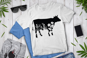 Download Floral Cow SVG, Flower Cow SVG Cut Files, Floral Cow ...