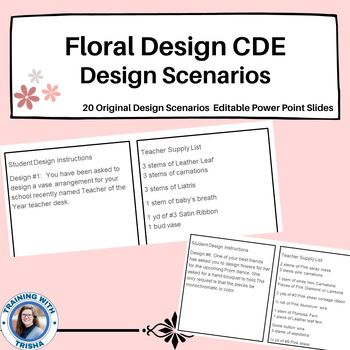 Preview of Floral Design CDE Design Scenarios