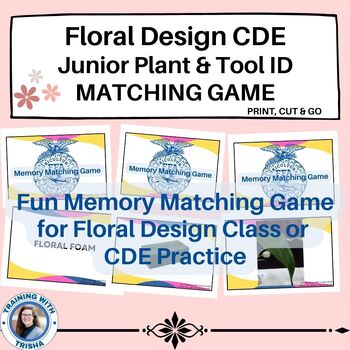 Preview of Floral Design CDE - Junior Plant and Tool ID MATCHING GAME