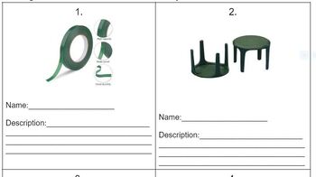 Preview of Floral Design Tool, Supply, and Material Test / Quiz