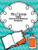 Floral Design Tools Interactive Notebook Templates