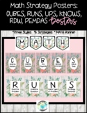 Floral Farmhouse Math Strategy Posters