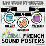 Floral French Sound Posters | Les Sons Français | French C