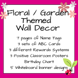 Floral/Garden Themed Classroom Wall Decor - Ginger Garden 