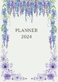 Floral Monthly 2024 Planner