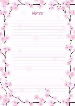 Preview of Floral Note Taking Handout