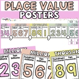 Floral Place Value Posters