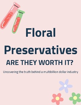 Preview of Floral Preservative Lab