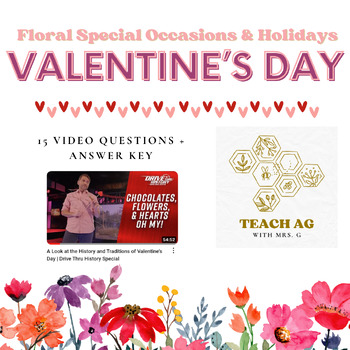 Preview of Floral Special Occasions & Holidays: Valentine's Day Video Questions