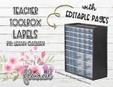 Floral Themed 39 Drawer Teacher TOolbox