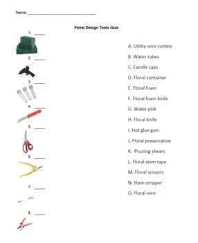 Floral Design Tool - Floral Cutters for floral design