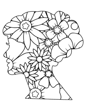 mother face coloring pages