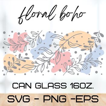 Libbey Glass Svg Beer Can Glass Template Boho Glass Can Svg 