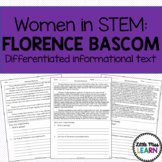 Florence Bascom - Women in STEM Differentiated Informational Text