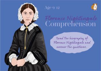 Preview of Florence Nightingale Biography and Comprehension (9-12 years)