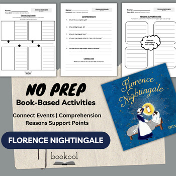 Preview of Florence Nightingale | Book based Activities | Comprehension and Analysis