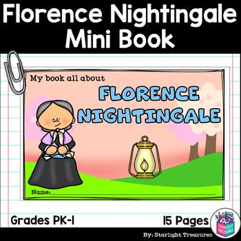 Preview of Florence Nightingale Mini Book for Early Readers: Women's History Month