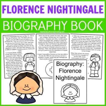 Preview of Florence Nightingale: Read and Color Biography Book