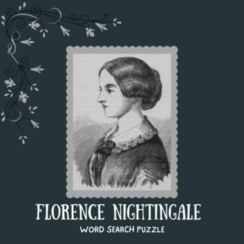 Preview of Florence Nightingale Word Search Puzzle - International Nurses Day - Pioneers