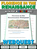 Florence in the Renaissance - Webquest with Key (Google Do
