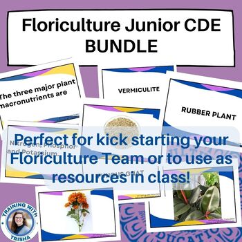 Preview of Floriculture CDE Bundle - Junior
