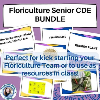 Preview of Floriculture CDE Bundle - Senior