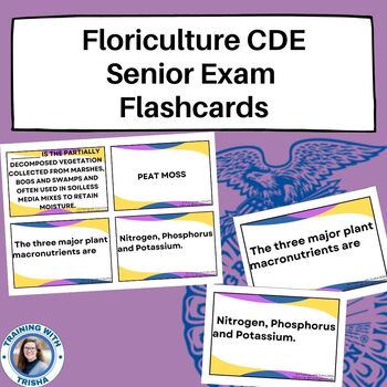 Preview of Floriculture CDE - SENIOR - 220 EXAM Flashcards