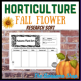 Floriculture! Fall Research Plant Sort (Horticulture & Agr