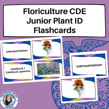 Preview of Floriculture ID - JUNIOR - Plant ID Flashcards
