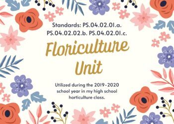 Preview of Floriculture Unit