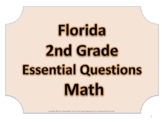 Florida 2nd Second Grade Go Math ESSENTIAL QUESTIONS No Border