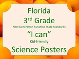 Florida 3rd Third Grade Science Standards NGSSS STRIPS