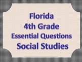 Florida 4th Fourth Grade SS Social Studies ESSENTIAL QUEST