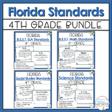 Florida 4th Grade Standards BUNDLE