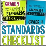 4th Grade Florida BEST Standards Checklists Bundle - Math,