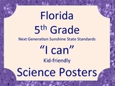 Florida 5th Fifth Grade Science Standards NGSSS Purple